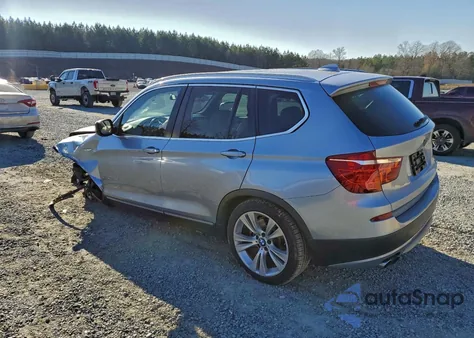 2013 BMW X3 xDrive35I из США, поврежденный, VIN 5UXWX7C55DL977045